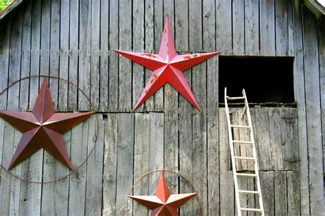 what does metal stars on houses mean|stars on barns meaning.